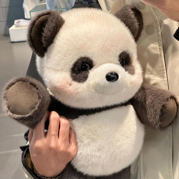 Peluche LOEHSBAU Panda 45 cm Corriendo
