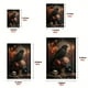 thumbnail image 2 of 1pc Gothic Crow Raven Skull Flowers & Candles Canvas Wall Art for Home Decor - Abstract Art Painting with Vibrant Colors - Perfect for Bathroom, Bedroom, Office, and Living Room - No Frame Needed, 2 of 5