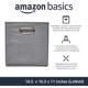 thumbnail image 2 of Amazon Basics Collapsible Cube Storage Bins, Space-Saving, 6 unidades, 2 of 3