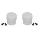 thumbnail image 1 of Puntas para postes Precision Auto Products – juego de 2 blancas, 1 of 9
