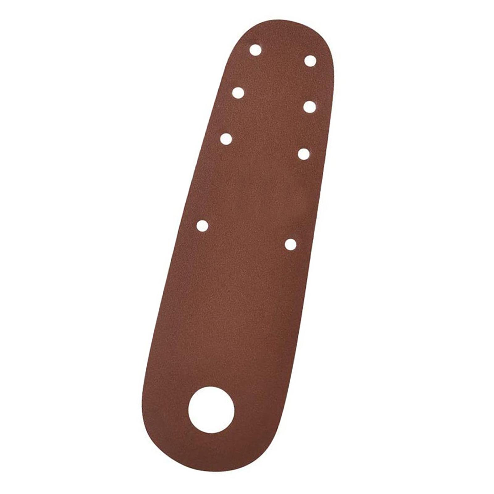 Magideal - Protector De Punta De Patín De Ruedas, Reemplazo Extraíble, Cubierta De Punta De Cuero Pu Profesional, Protector De Zapato Duradero Para Accesorios De Marrón