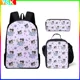 thumbnail image 3 of Sanrio Kuromi Backpack Pencil Bag Student Primary and Middle kawaii Cartoon School Bag Mochila Birthday Gift For Girls Kids Boys, 3 of 3