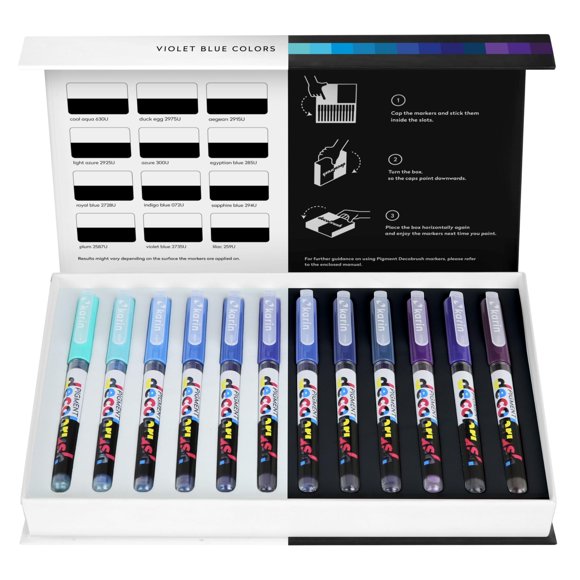 Marcador Karin DECOBRUSH Violeta BLU