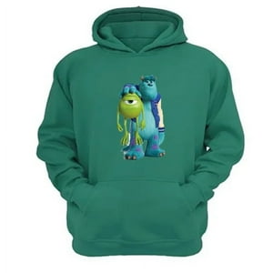 Genérico - Polerón Canguro Fabrica De Monstruos Verde Aguamarina Talla Xl Unisex