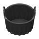 thumbnail image 5 of Taza Para Hornear Magdalenas Y Muffins De Silicona, Freidora De Aire, Revestimiento De Silicona Para Horno De Cocina, Negro, 5 of 5