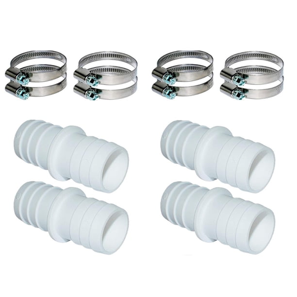 Conectores adaptadores de manguera de piscina, accesorios de conector con Collar, adaptador de conversión, entrada de rosca, adaptador de drenaje de p 4 adaptador 8 Abrazadera