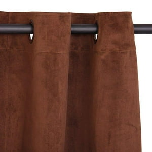 Masel - Cortina Argollas New Velvet 1.40 X 2.20 Chocolate