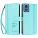 thumbnail image 3 of Funda Cartera Trébol para Motorola Moto G 2024 5G con Ranuras Tarjetas y Carga Inalámbrica Verde menta, 3 of 6