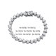 thumbnail image 2 of Pulseras de Tenis de Moissanita de 5x5 Mm para Mujer Color D VVS1 Corazón Pulsera de Tenis Chapada en Plata Esterlina 925 Oro Blanco de 18K Joyería para Mujer Pulseras 16-23 Cm, 2 of 8