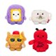 thumbnail image 1 of Peluche BumBumz Warner Bros Friends, paquete de 4 unidades, 11,43 cm, original, 1 of 3