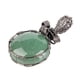 thumbnail image 5 of Colgante de dijes de cristal hecho a mano para joyería de collar Resultados de bricolaje Verde, 5 of 5