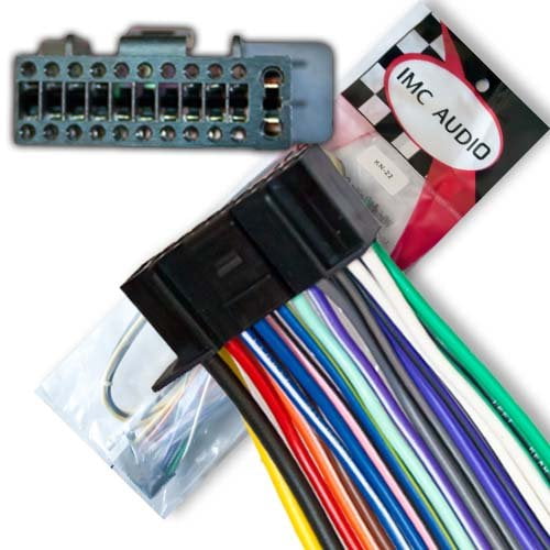 Arnés de cables de 22 pines IMC Audio para Kenwood DDX KVT KMR