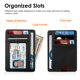 thumbnail image 2 of Tarjetero Fintie Slim minimalista con bloqueo RFID negro, 2 of 8
