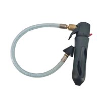 Magideal - Herramienta Para Drenar Cartuchos De Co2, Pieza Portátil, Pequeña, Fácil De Transportar, Limpieza Eficaz, Bomba De Inflado De Neumáticos, Válvula, Vál Negro