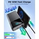 thumbnail image 2 of Power Bank seaistar de 50000 mAh con USB-C PD de 30 W y carga rápida, 2 of 6