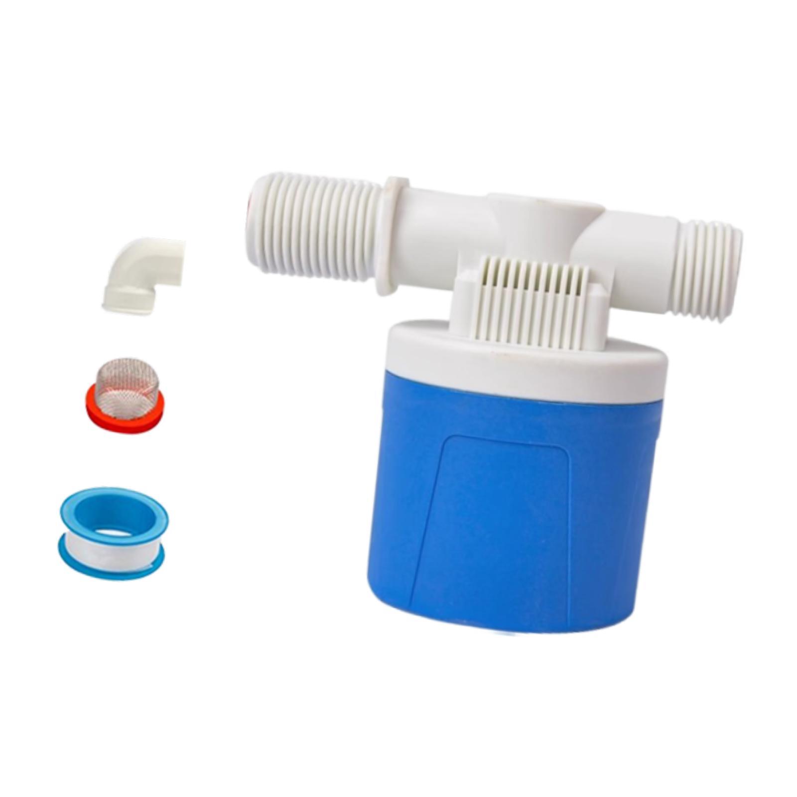 Magideal - Reemplazo De Válvula De Flotador De Agua Accesorios De Repuesto De Fácil Instalación Control Automático De Agua Con Válvula De Flotador Para Estanques Entrada De Agua Lateral De 20 Mm