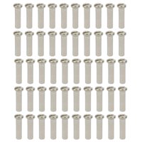 Magideal - 50 Pezones Ligeros Para Radios De Bicicleta, Decoración De Pezones Para Radios De Rueda, Tapas De Extremo Para Bicicletas De Carretera De Montaña, Tap 16Mm 14G