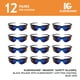 thumbnail image 2 of Gafas de seguridad KLEENGUARD V30 Nemesis, unisex, lentes azules, 12 unidades, 2 of 8