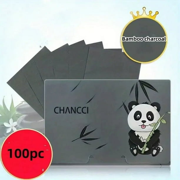 100 Counts Oil Absorbing Sheets, Oil Blotting Paper, Oil Absorbing Tissues, Face Facial Oil Control Film Blotting For Oily Skin Care Men Women