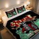 thumbnail image 1 of GHOST with Skull Mask Duvet Cover Set This Valentine'S Day And Easter Embark on a Road Trip with a Bohemian Style Cartoon Duvet Cover! Lightweight And Machine Washable, 1 of 1