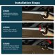 thumbnail image 5 of Kit de reparación de parasol Olaismln, paquete de 2 unidades para Jeep Wrangler 2018-2022, 5 of 6
