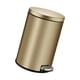 thumbnail image 2 of Stainless Steel Step Trash Can Hands Waterproof Dust Bin Waste Basket 6L Foot Pedal Garbage Bin for Kitchen Restaurant Toilet Bathroom oro, 2 of 5