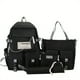 thumbnail image 3 of School Bag Female Primary School Students Travel Backpack Men Junior High School High School Students Korean Ins Tide Brand Large Capacity Casual Backpack Five-piece Set, 3 of 5