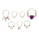thumbnail image 3 of Conjunto De Collar De Figura A Escala 1/6, Collar De Muñeca 1/6, Conjunto De Joyería De Utilería Para Fotografía De Escena, Color Morado, 3 of 3