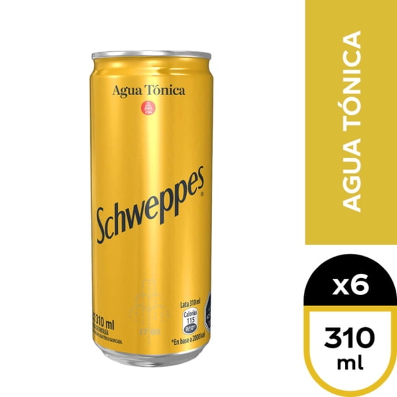 Agua Tónica Pack Lata, 6 Un