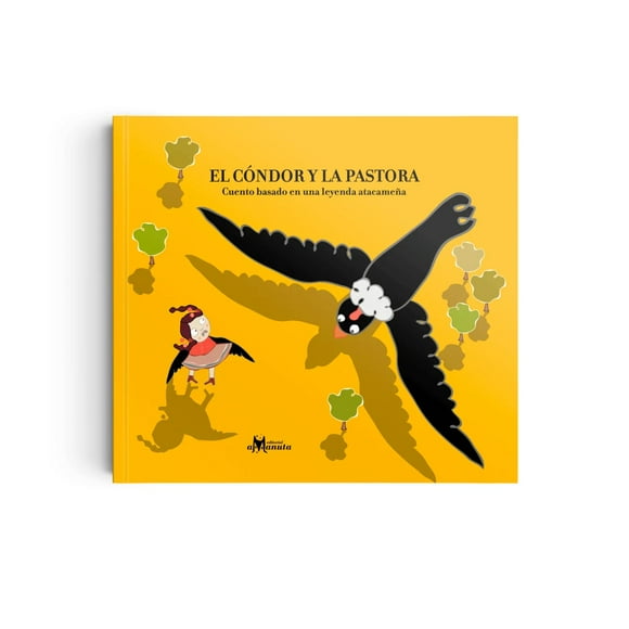 El cóndor y la pastora blanco