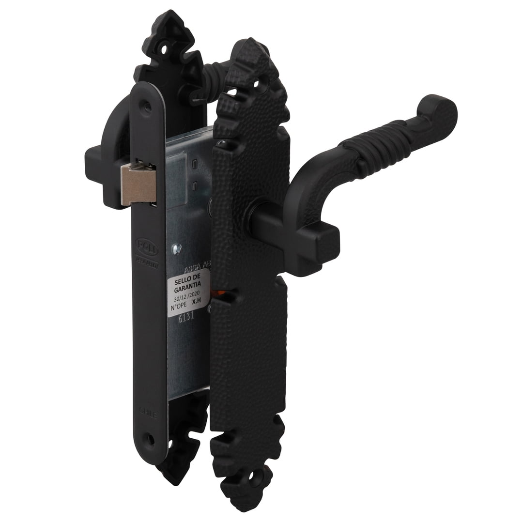 Cerradura Embutida Poli Rústica B40 Manilla Simple Paso