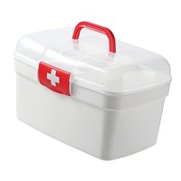 Ioensy - Caja Médica De Primeros Auxilios Bandeja Extraíble Multifuncional Para Camping En El Lugar De Trabajo