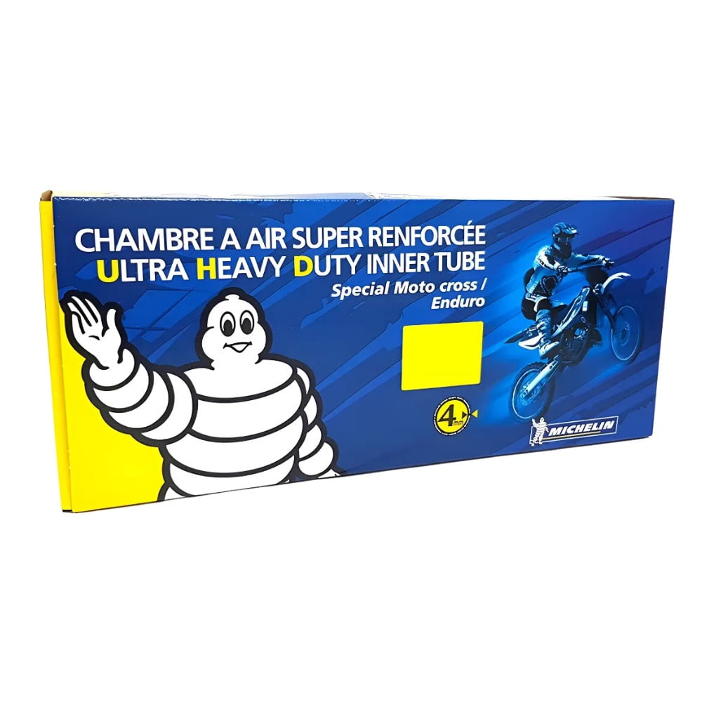 Cámara De Aire Michelin 18 Uhd Reforzada 4mm Válvula Tr4 Moto