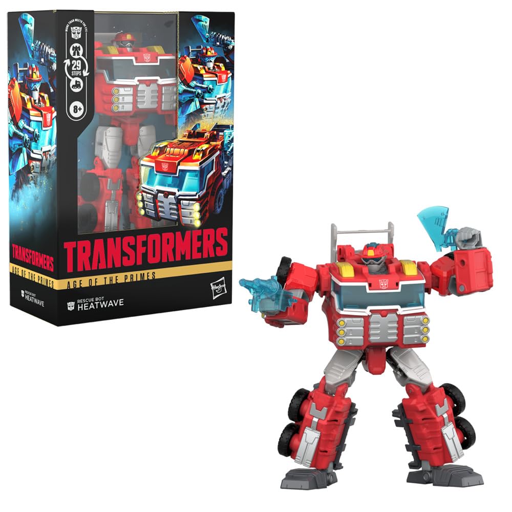 Figura De Acción Transformers Age Of The Primes Voyager Heatwave