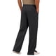 thumbnail image 3 of INSPIRE CHIC Pantalones de Hombre Casuales de Color Sólido con Textura Jacquard de Pierna Recta y Cintura con Cordón 38 Negro, 3 of 5