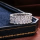 thumbnail image 1 of Stunning Double Waterdrop Zircon Ring - 18K Gold Plated Hand Jewelry for Women and Girls, 1 of 4