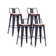 thumbnail image 1 of Set 4 Pisos Taburete De Bar 75 Cm Tolix George Negro, 1 of 3