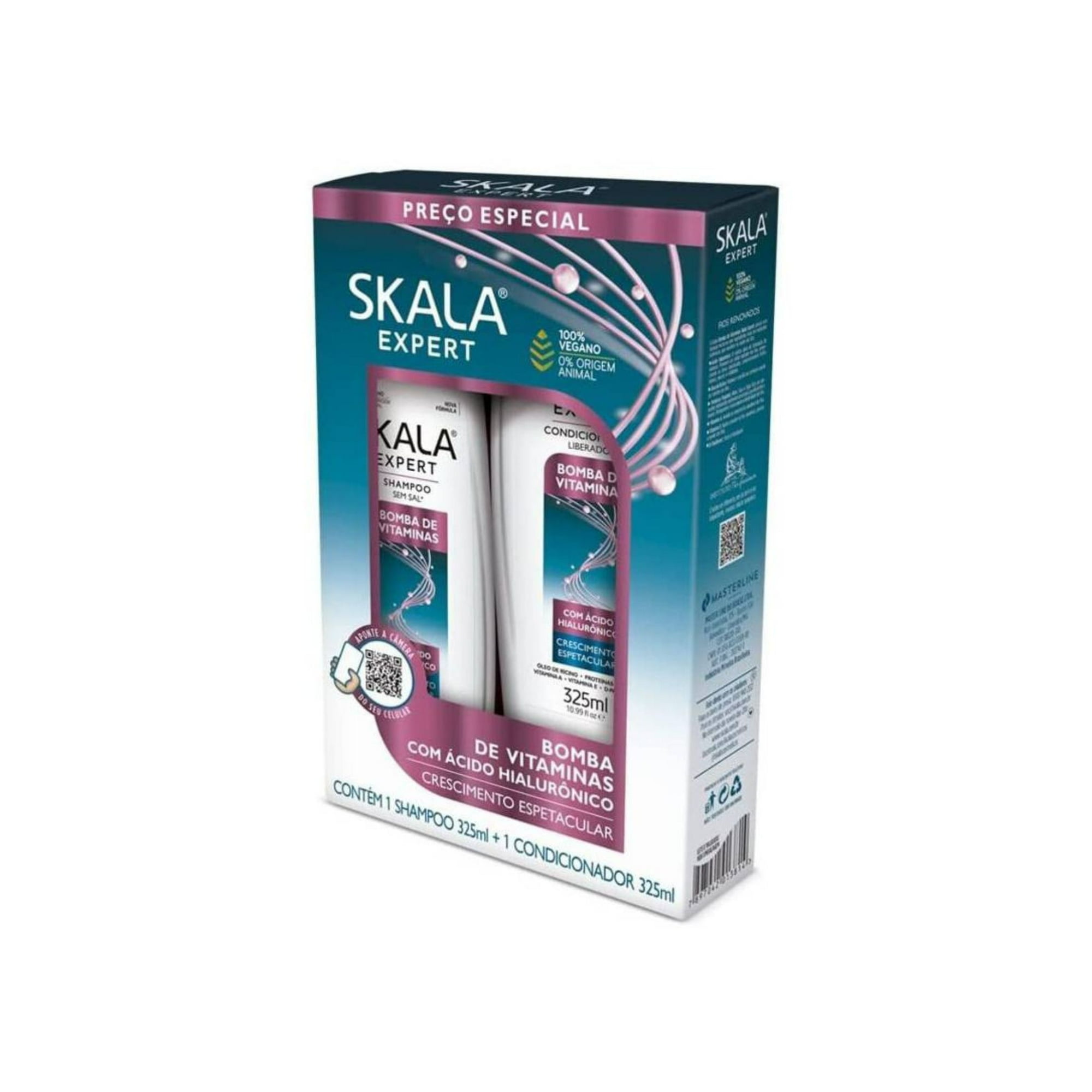 Skala - Kit Shampoo + Acondicionador Bomba De Vitaminas 650 Ml