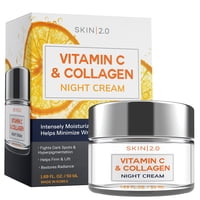 Crema De Noche Skin 2.0 Con Vitamina C Y Colágeno 50 Ml