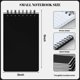thumbnail image 3 of Pack de 8 cuadernos de bolsillo Thboxes, 8 × 13 cm, espiral, negro, 3 of 8