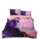 thumbnail image 2 of Cubrecama Quilt Verano 2 Plazas Morado diseño abstracto Y009, 2 of 2