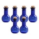 thumbnail image 1 of 6x Mini Botellas De Vidrio Con Tapón De Corcho Pequeños Viales Botella Drifting Azul, 1 of 5