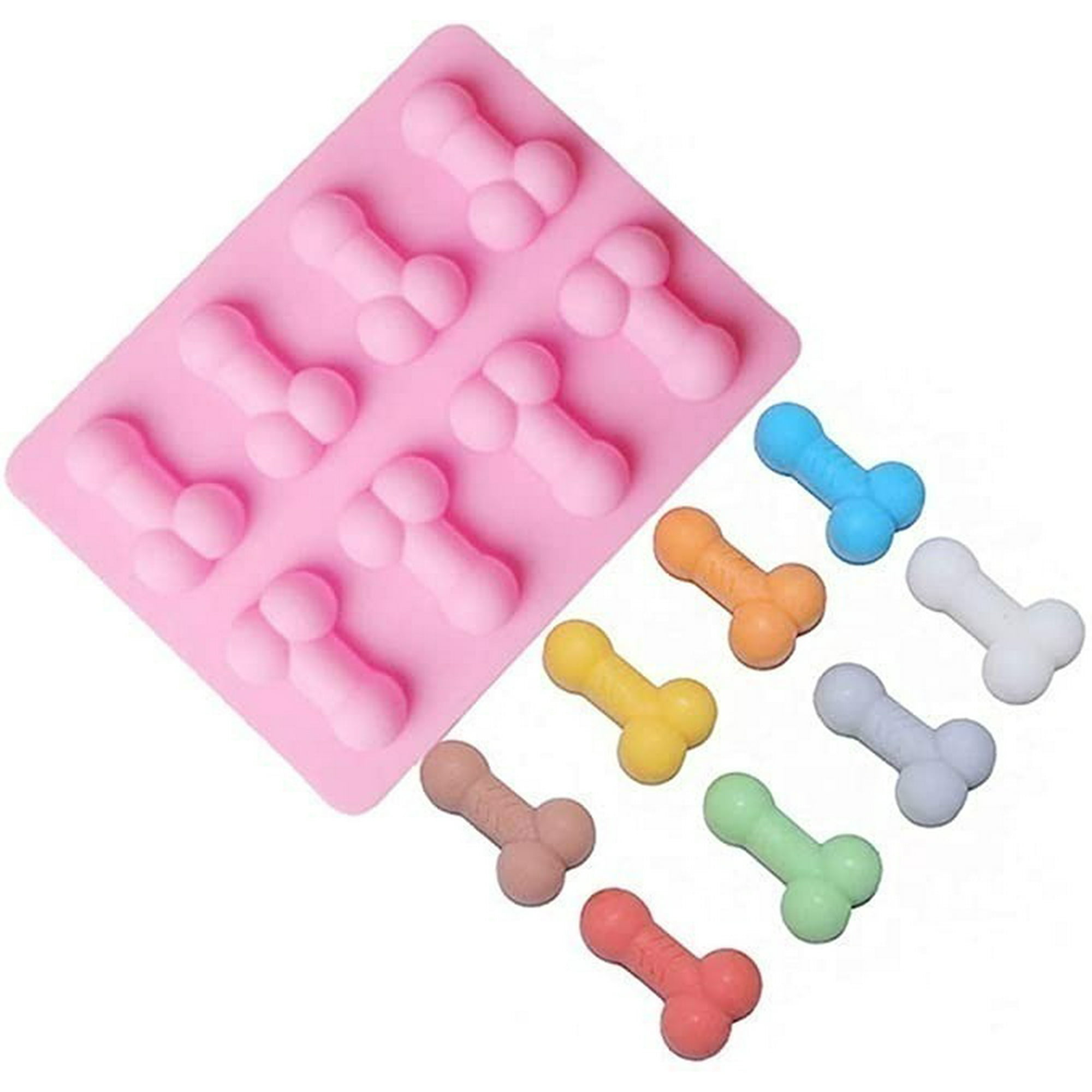 Genérico - Molde Silicona Divertido Diseño Mini Pene