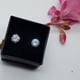 thumbnail image 2 of Pendientes Aretes Aros Puntos Luz En Plata 925 Zirconia 7mm, 2 of 3