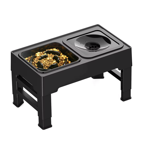 Mundo Online - Plato De Comida Anti Derrame Y Ajustable Para Mascotas