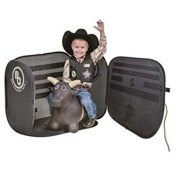 Set de juguetes Big Country Toys Lil' Bucker Bull & PBR Bucking Chute