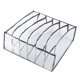 thumbnail image 1 of Organizador De Ropa Interior Plegable Bragas Sujetador Cajón Caja De Almacenamiento Gris 6 Gripes, 1 of 5