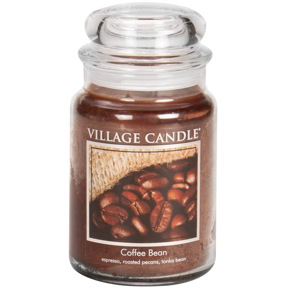 Tarro De Cristal Con Forma De Grano De Café Con Aroma Village Candle (625 Ml)