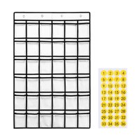 Bothyi - Cuadro De Bolsillo Para El Aula, Para Colgar En La Pared O En La Puerta, Para Teléfonos Móviles, Organizador Colgante