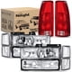 thumbnail image 1 of Combo de faros delanteros y traseros Nilight para Chevy Silverado 94-98, 1 of 9